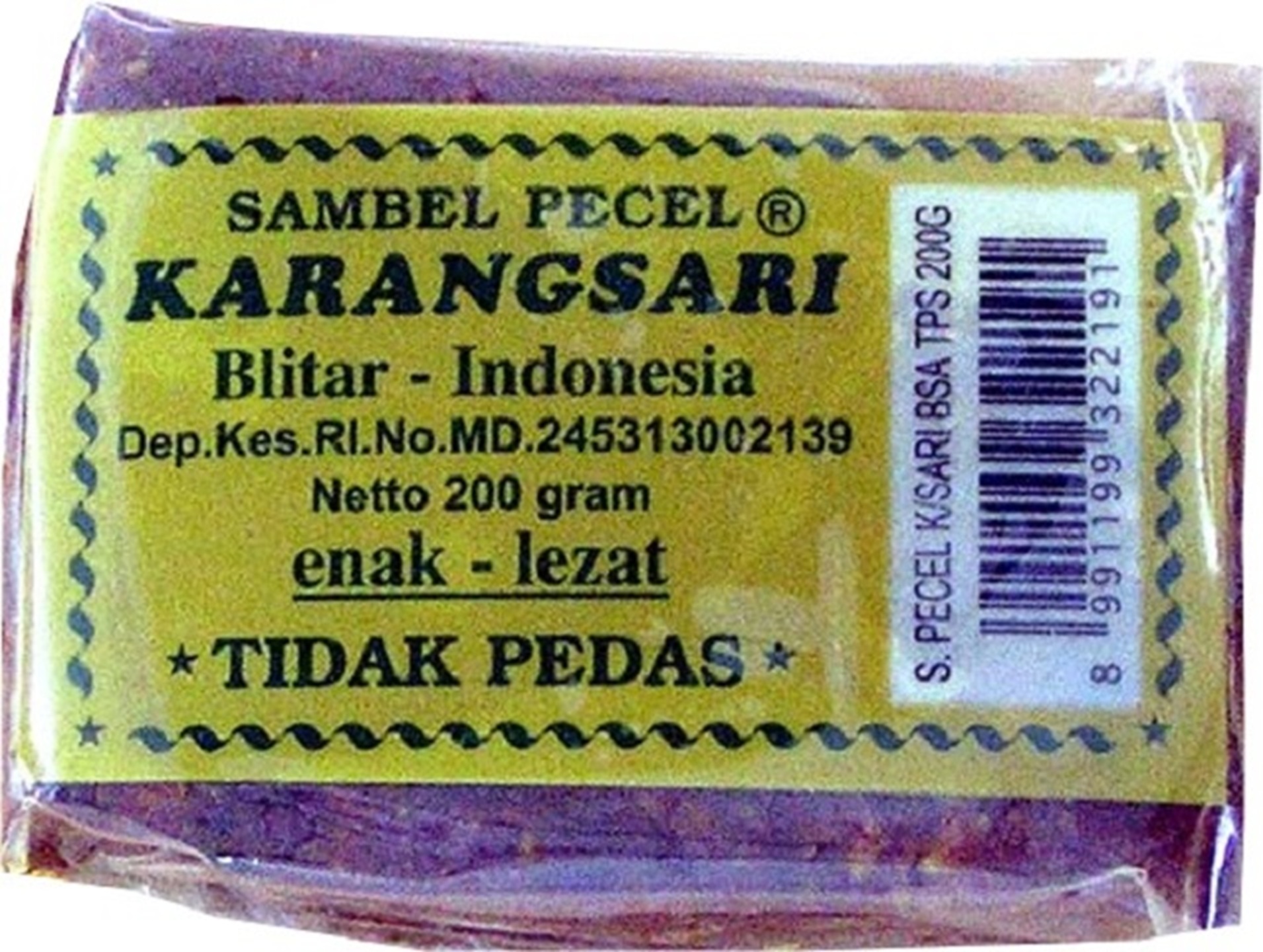 Sambal Pecel Tidak Pedas