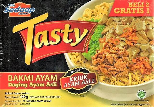 Tasty Bakmi Ayam Daging Ayam Asli
