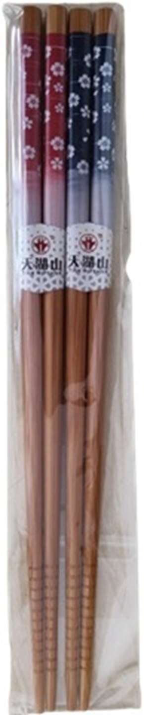 Sumpit kayu gading 4 pcs corak biru merah Sumpit kayu gading 4 pcs corak biru merah