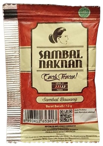 Sambal Bawang Pedas Sachet (Level 3)