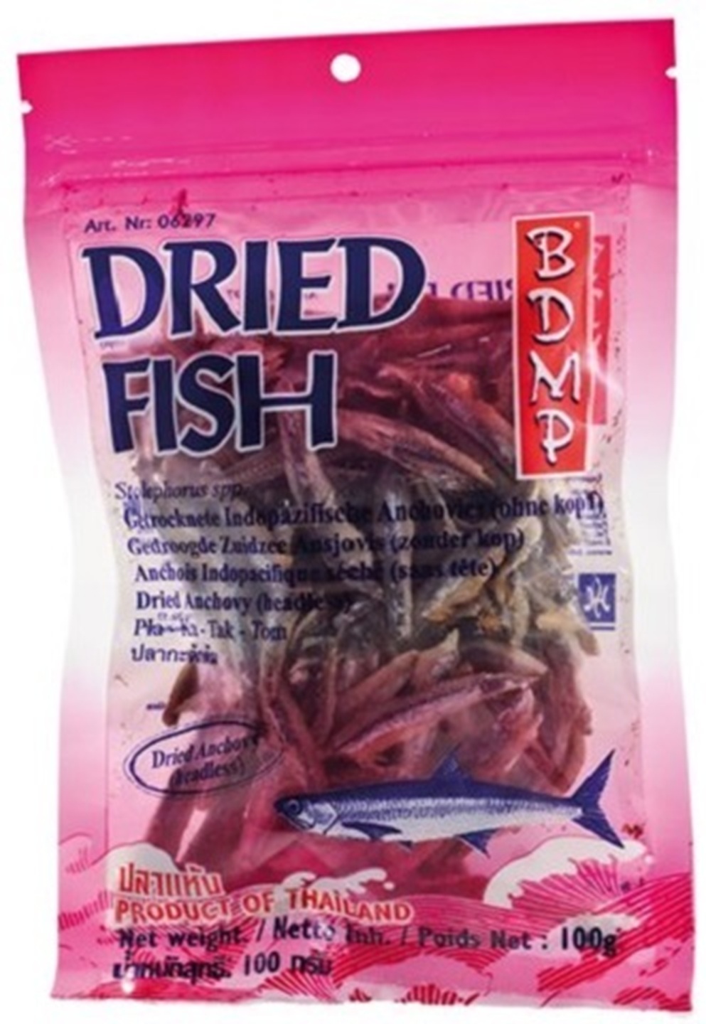 Ikan teri tanpa kepala