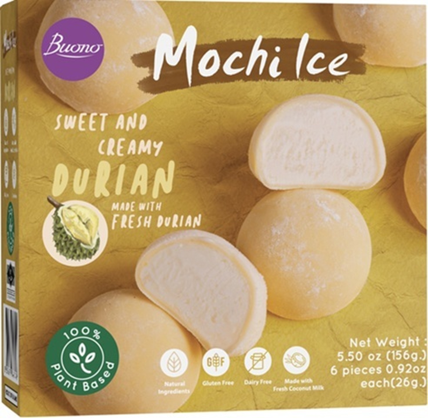 Mochi Es Durian (6pcs) Mochi Es Durian (6pcs)