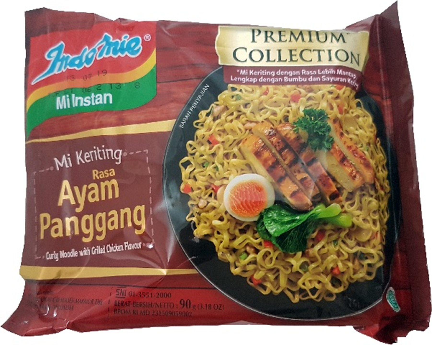 Mi Keriting Goreng Rasa Ayam Panggang