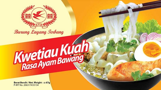 Kwetiau kuah rasa Ayam Bawang