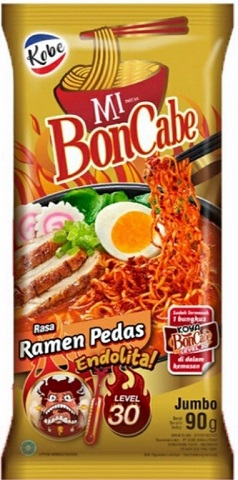 Mi instan rasa Mie Goreng Kuah Ramen Pedas Level 30