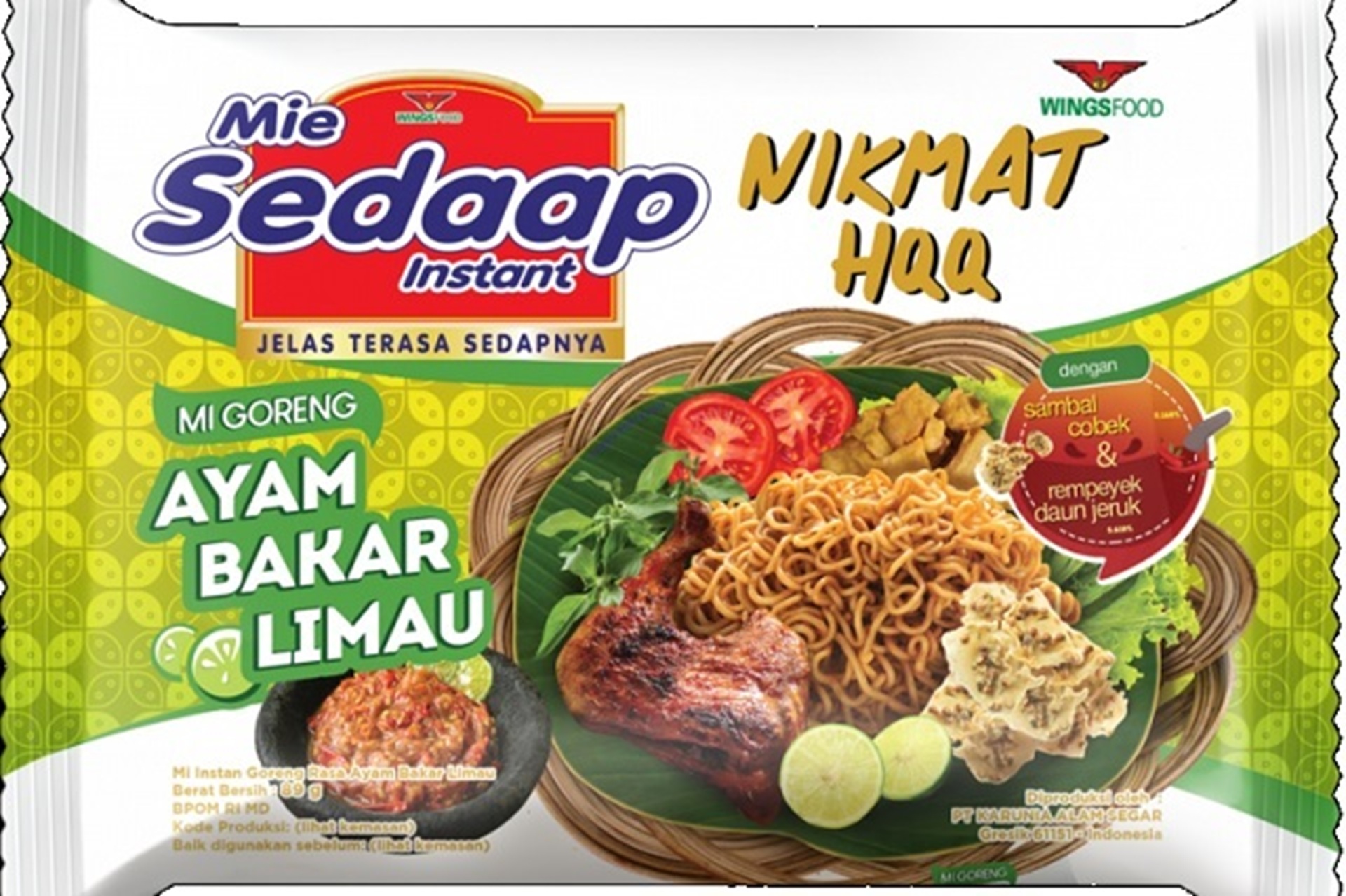 Mi Goreng Ayam Bakar Limau