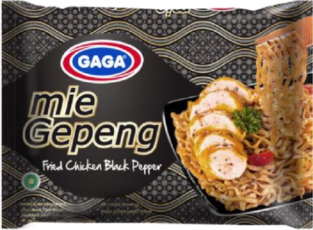 Mie Gepeng Goreng Lada Hitam