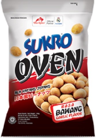 Kacang Sukro Oven rasa Bawang 100gr