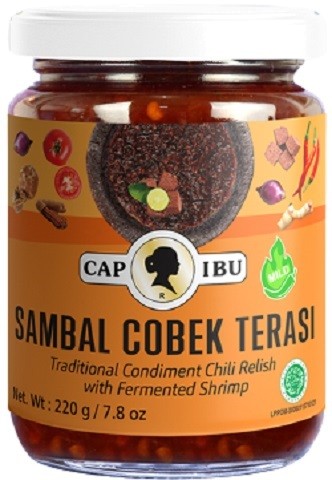 Sambal Cobek Terasi mild 220gr