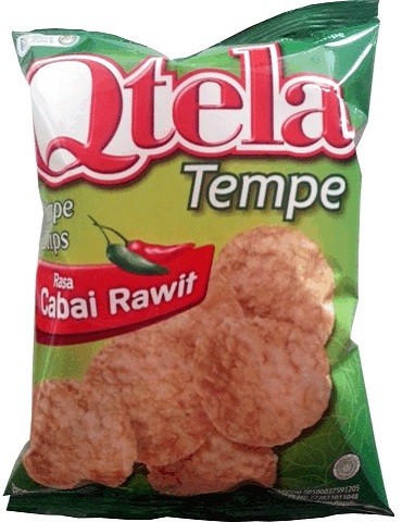 Qtela Tempe Rasa Cabai Rawit 55gr