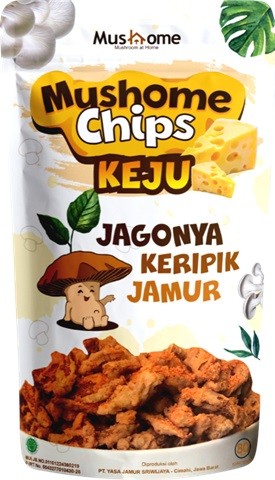 Keripik Jamur Keju 80gr