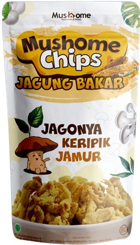 Keripik Jamur Jagung Bakar 80gr