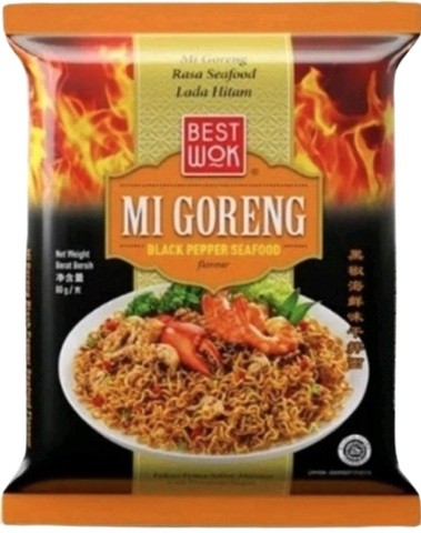 Mi Goreng Seafood lada hitam 80gr