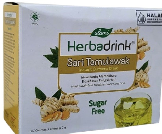 Sari Temulawak sugar free (5x7gr) 35gr