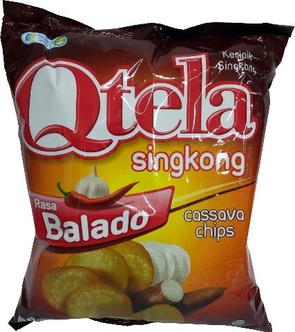 Qtela Singkong Rasa Balado 60gr