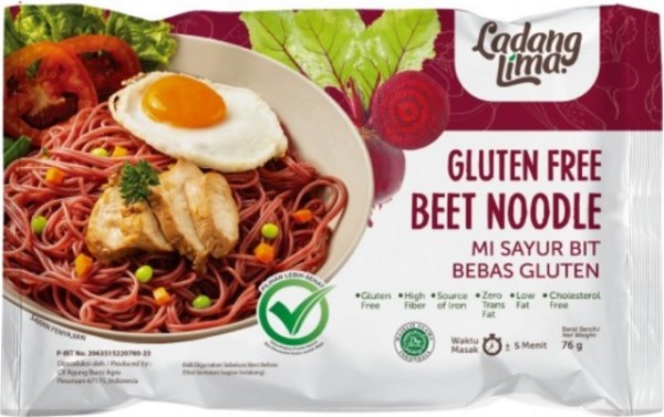 Mie sayur Bit bebas gluten 76gr