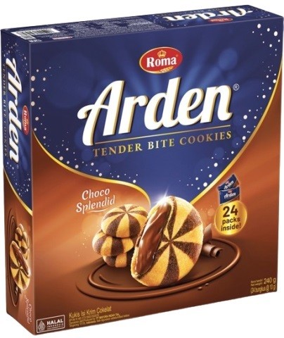 Arden Kukis isi krim coklat 240gr